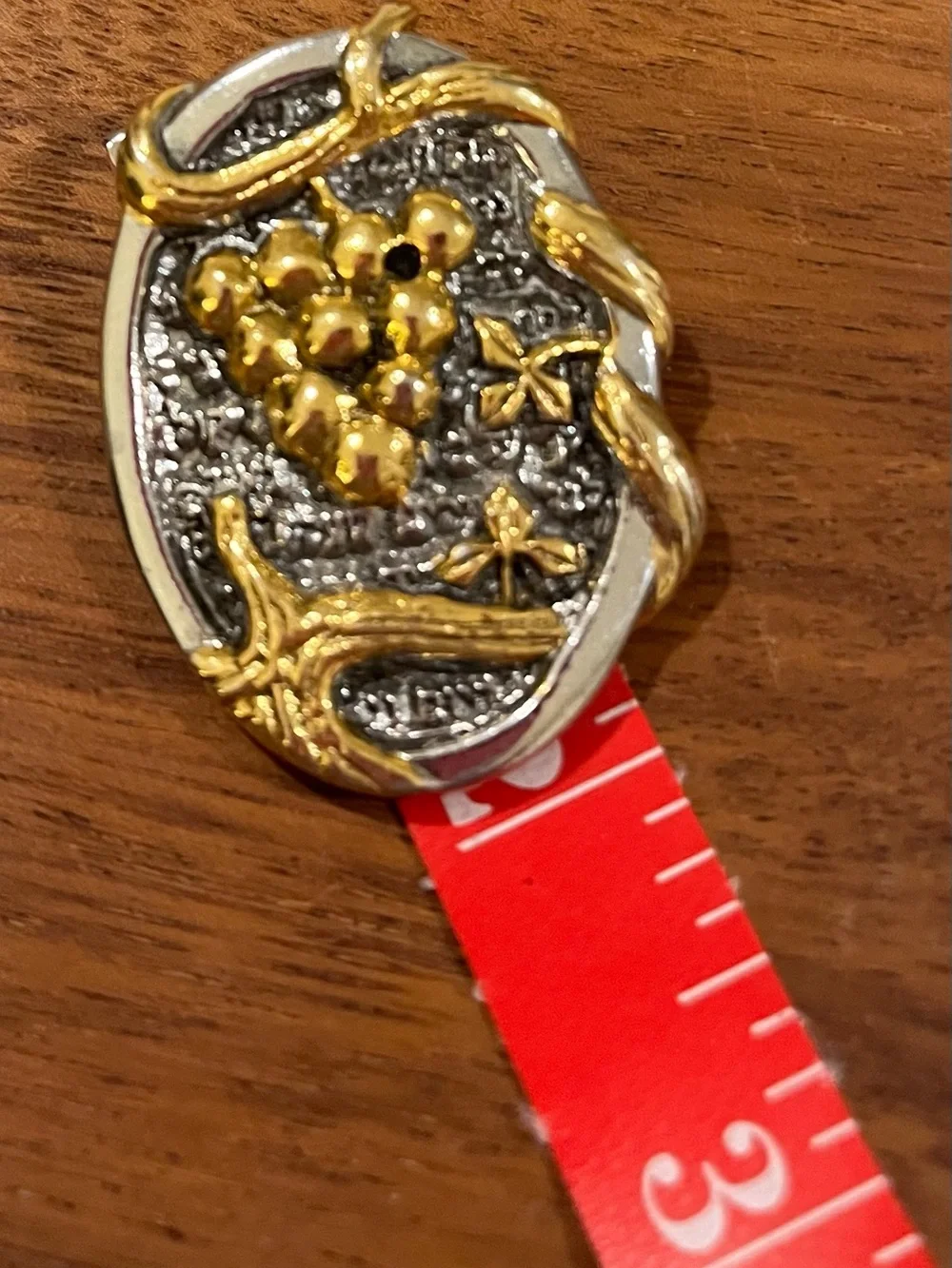 FRANK MEISLER ISRAEL PENDANT/ BROOCH 3D Design Grapes/Vine